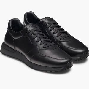 Magnanni Syros Sneaker (Men) size 12 black leather EUC